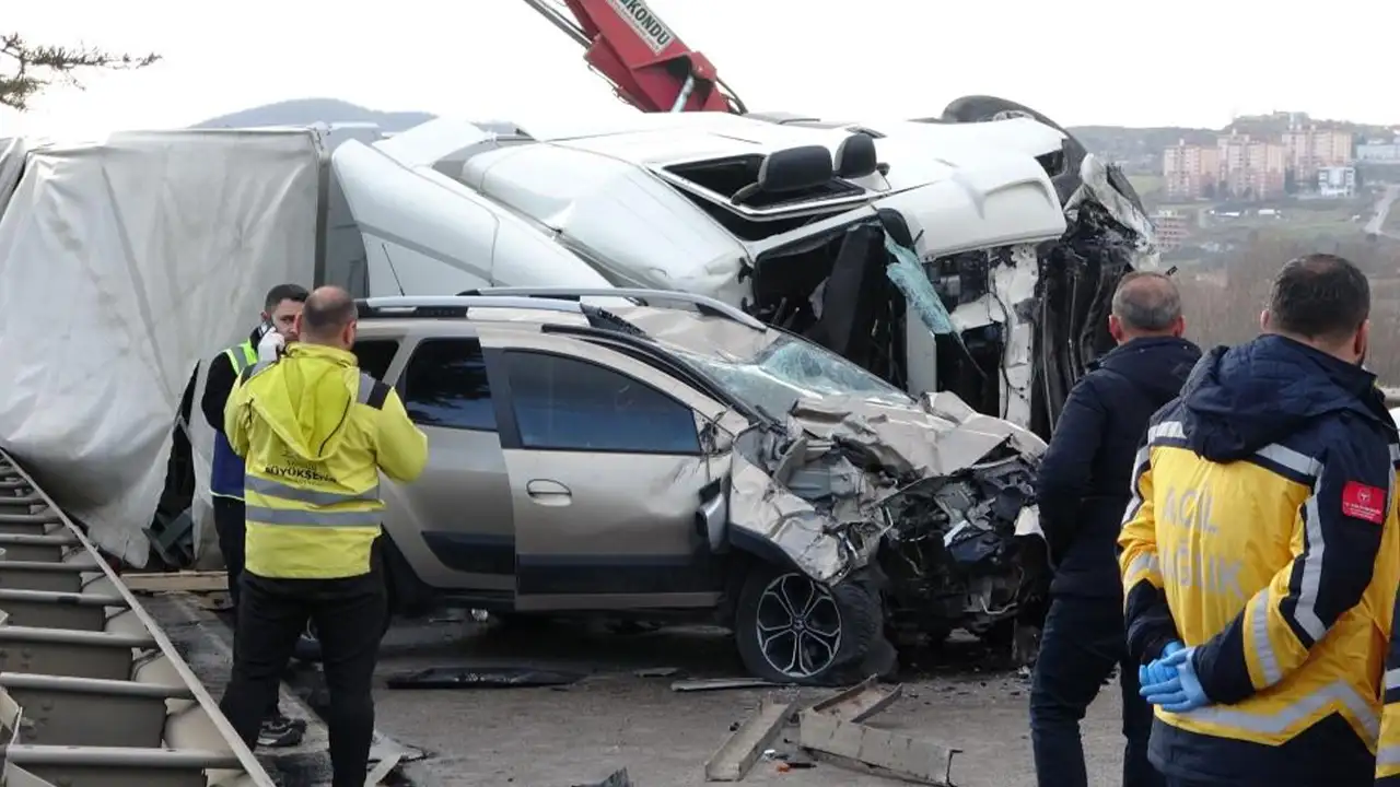 Samsun'da kontrolden çıkan tır can aldı