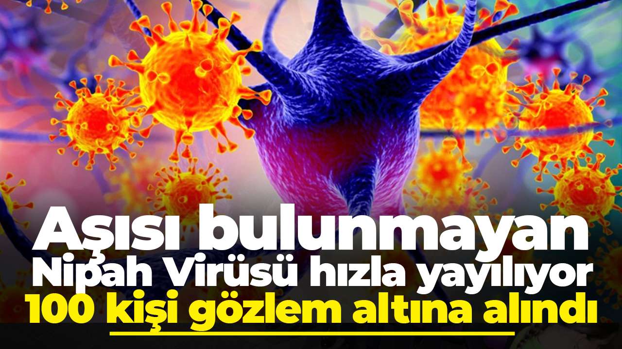 Aşısı bulunmayan Nipah Virüsü hızla yayılıyor: 100 kişi gözlem altına alındı