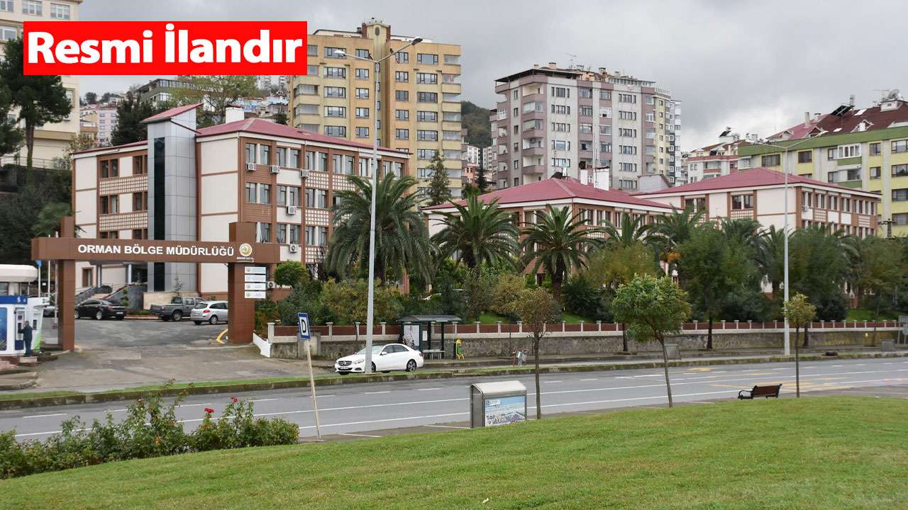Trabzon Orman Fidanlık Müdürlüğü Çalışmalarının Takibi Ve Kontrolü Hizmeti Alacak