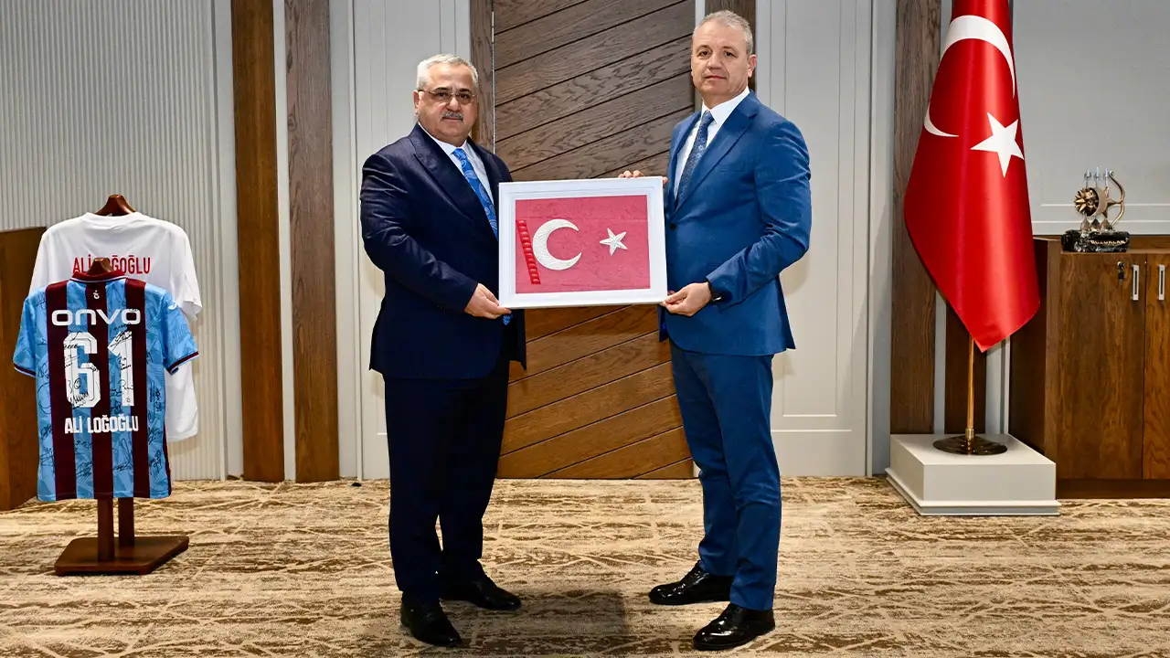 Trabzon Muhtarlar Federasyonu’ndan Emniyet Müdürü Ali Loğoğlu’na ziyaret