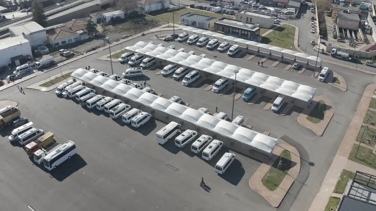 Trabzon'da dolmuşlar yeni yerlerine taşınıyor