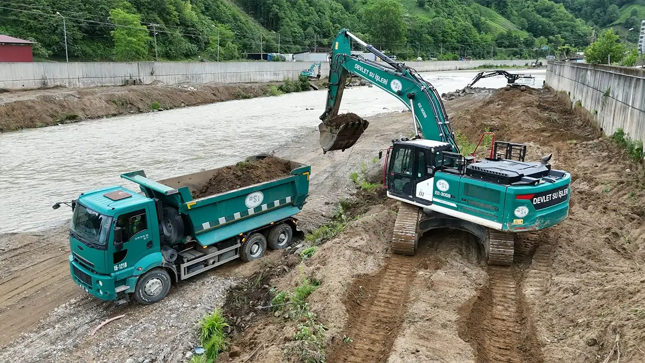 DSİ verileri açıkladı: Doğu Karadeniz’de en çok dere ıslahı Trabzon’da