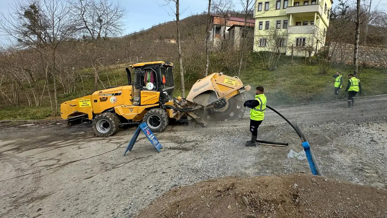 TİSKİ’den Arsin’e altyapı hamlesi: 35 bin metreye yakın hat yenilendi