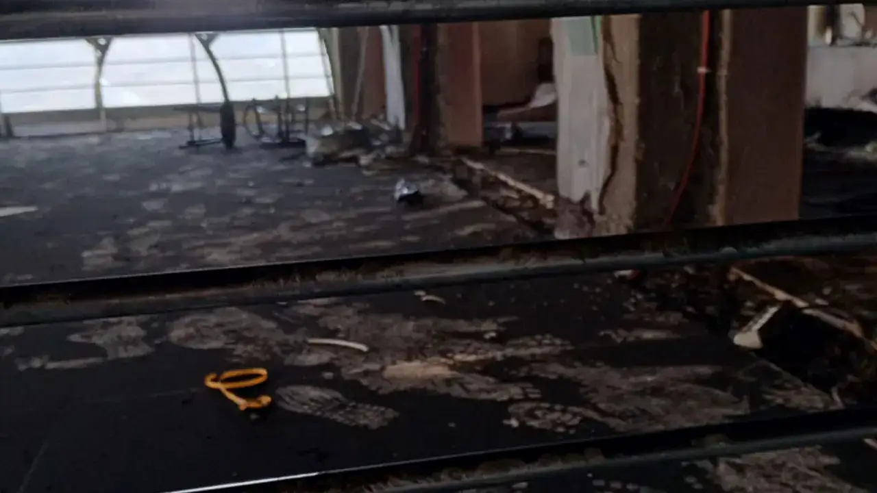 Akçaabat’ta camide yangın: Kullanılamaz hale geldi