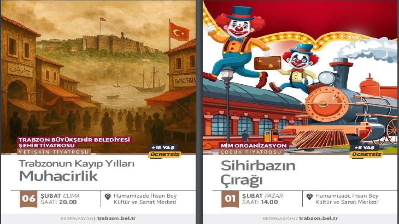 Şubat ayında Trabzon’da kültür ve sanat dolu günler