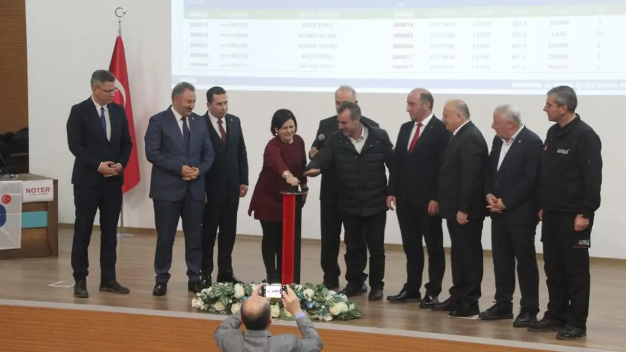 Ordu’da 3 ilçede 84 afet konutunun kurası çekildi