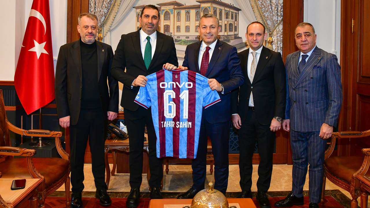 Trabzonspor'dan Vali Şahin’e ziyaret