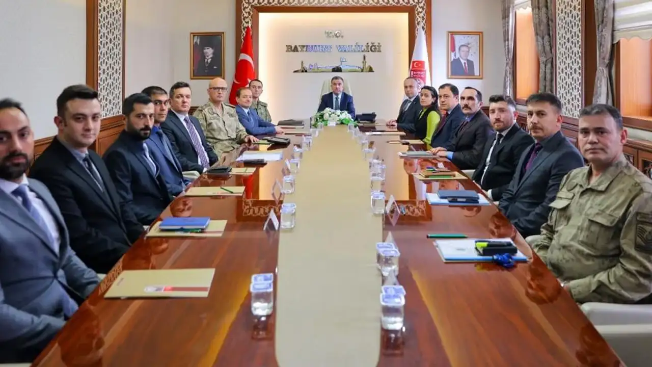 Bayburt’ta asayiş masaya yatırıldı: Olay sayılarında düşüş var