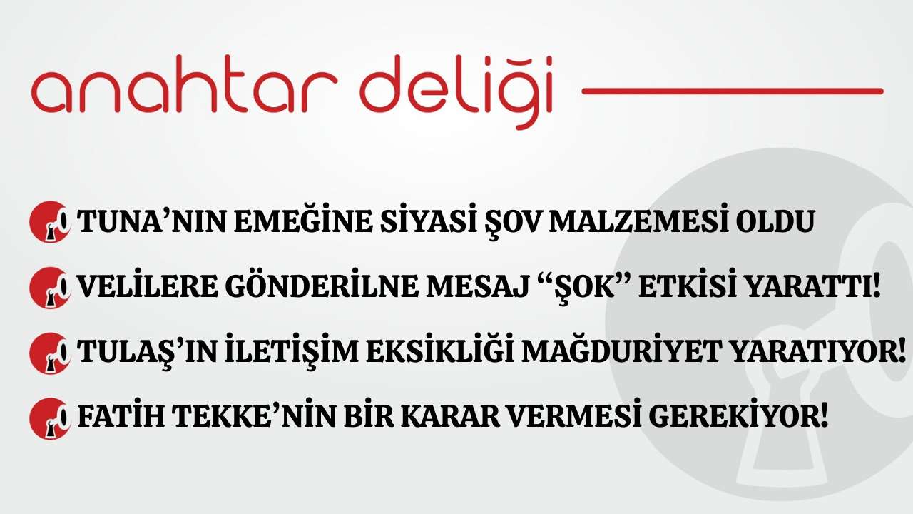 Anahtar Deliği 05.02.2026- Erol Tuna’nın emeğine siyasetçinin saygısızlığı!