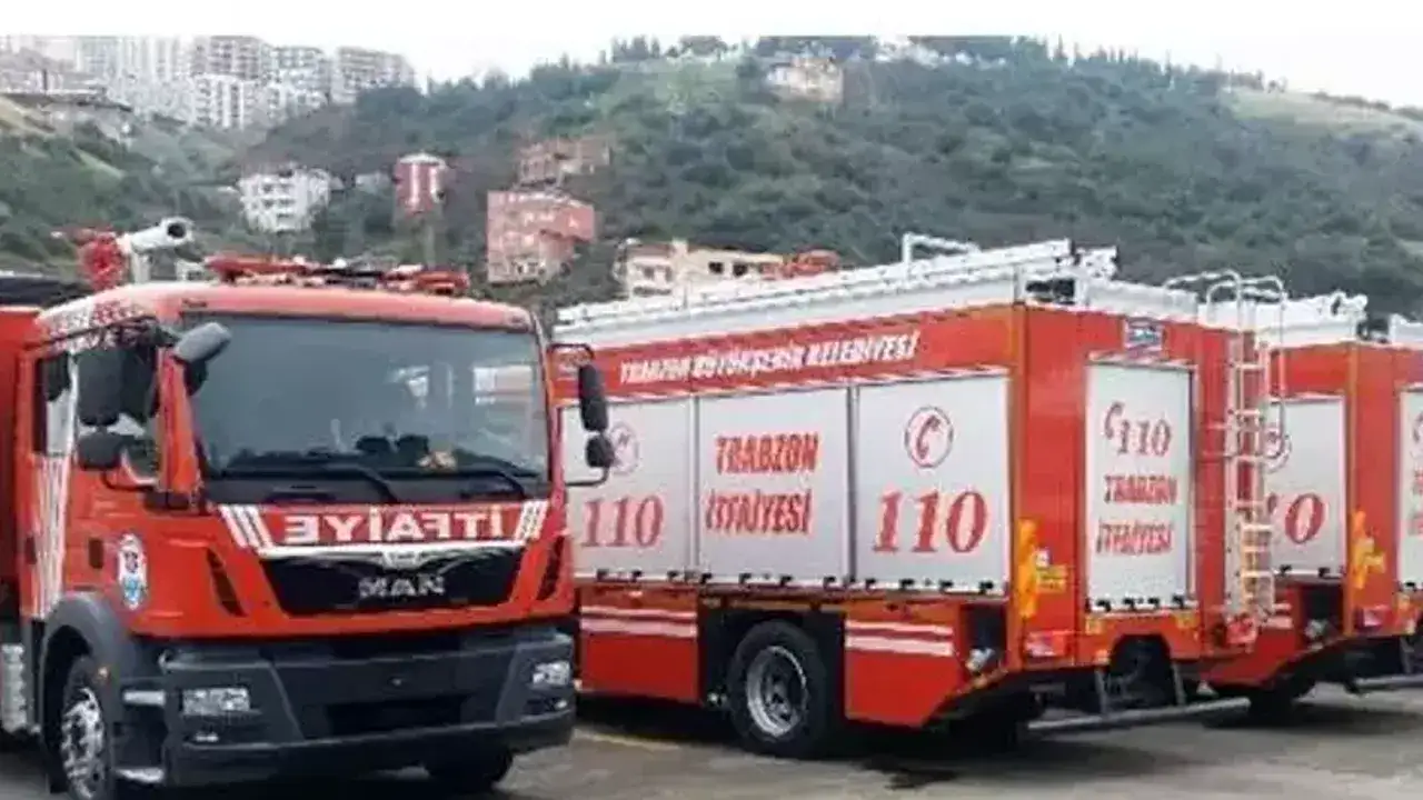 Ortahisar’da iki katlı evde korku dolu dakikalar: Ev alevlere teslim oldu