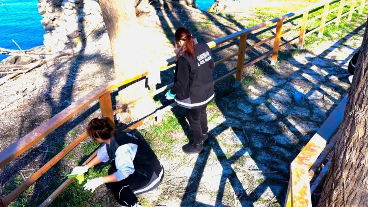 Giresun Adası’nda Kapsamlı Temizlik ve Çevre Düzenlemesi