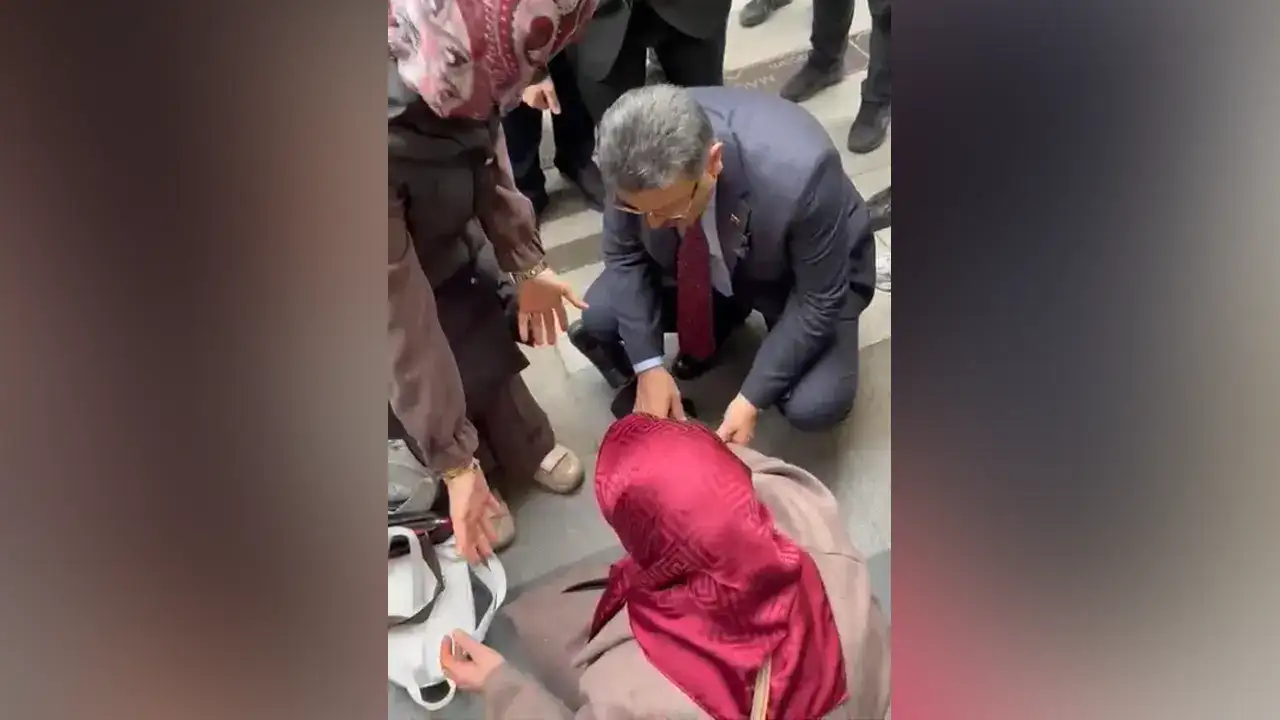 Trabzon’da korkutan anlar: Yardımına Başkan Genç koştu