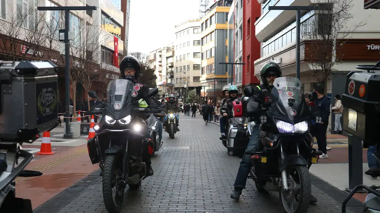 Epilepsiye dikkat çekmek için Trabzon’da tekerler döndü