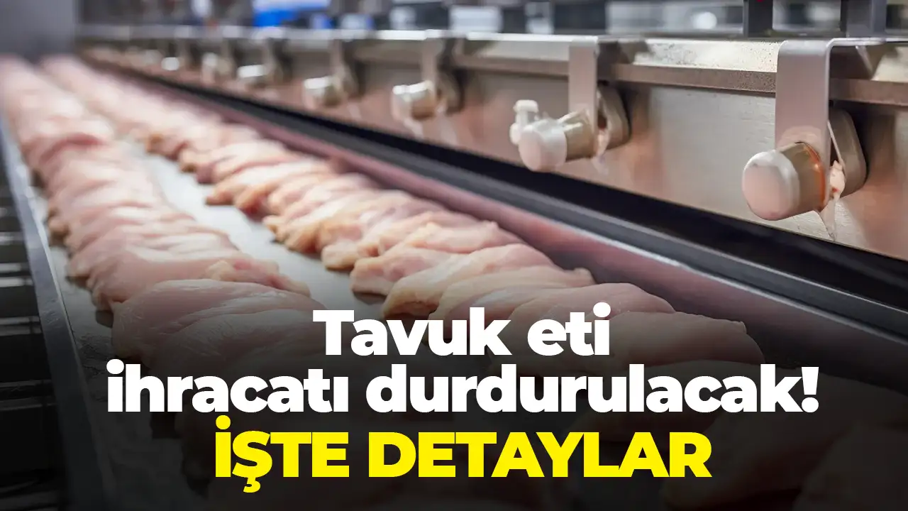 Tavuk eti ihracatı durdurulacak