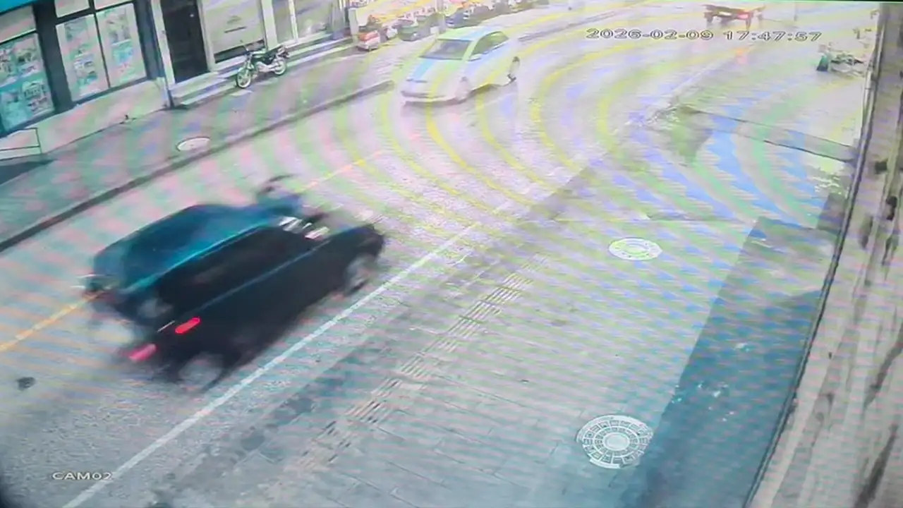 Ordu'da feci kaza: Yaşlı adamın son anları kamerada