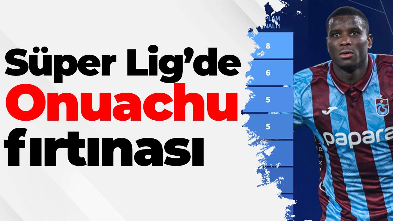 Süper Lig’de Onuachu fırtınası
