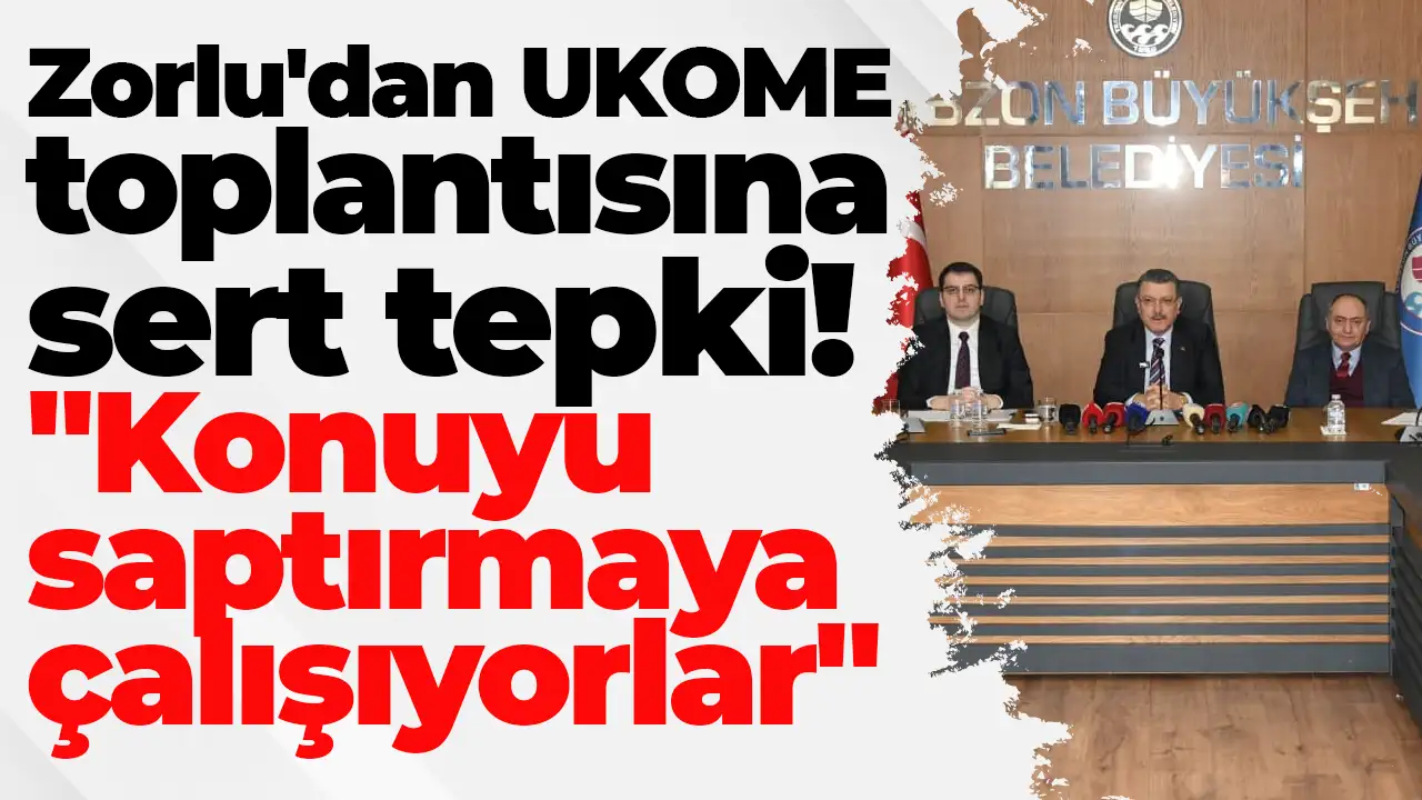 Zorlu'dan UKOME toplantısına tepki: "Konuyu saptırmaya çalışıyorlar"