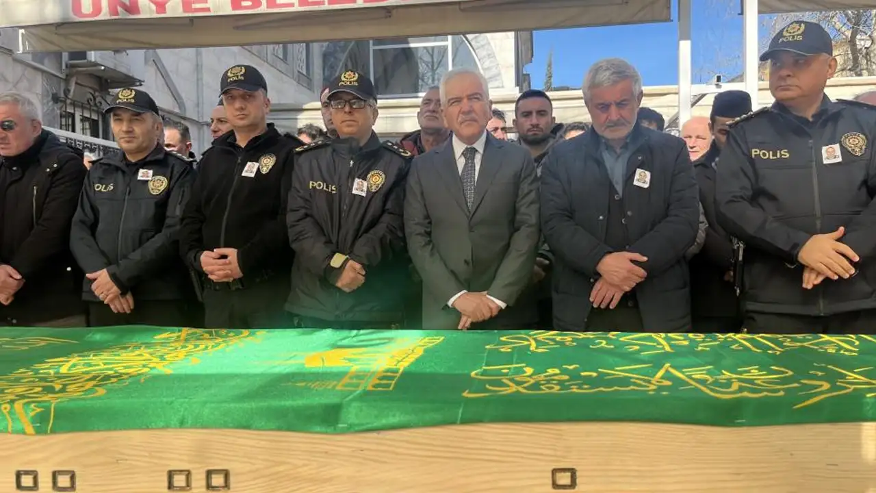 Ordu İl Emniyet teşkilatını yasa boğan vefat: Son yolculuğuna uğurlandı