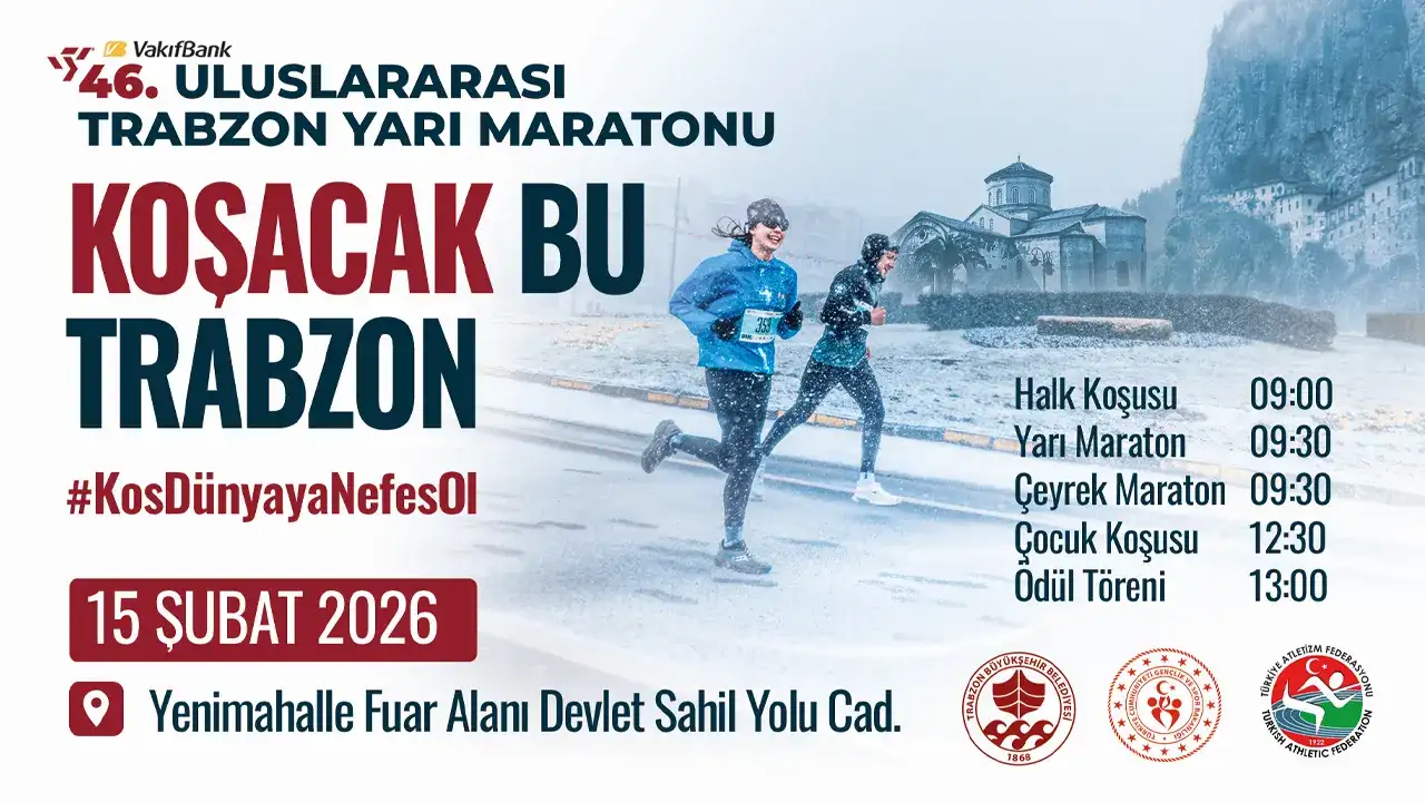 Koşacak Bu Trabzon Yarı maratonu duyurusu