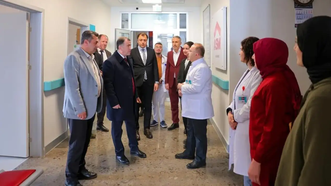 Bayburt Valisi Eldivan’dan Aydıntepe İlçe Devlet Hastanesine ziyaret