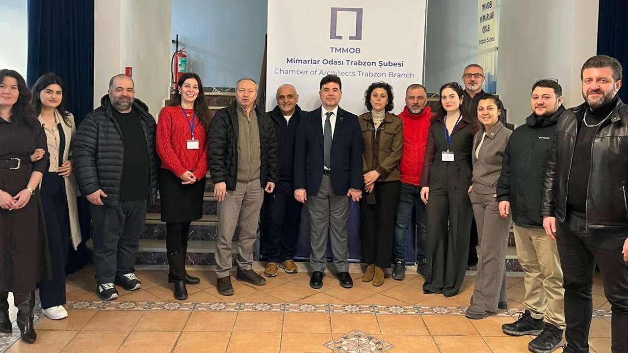 Mimarlar Odası Trabzon Şubesi’nde yeni dönem: Serbülent Vural güven tazeledi