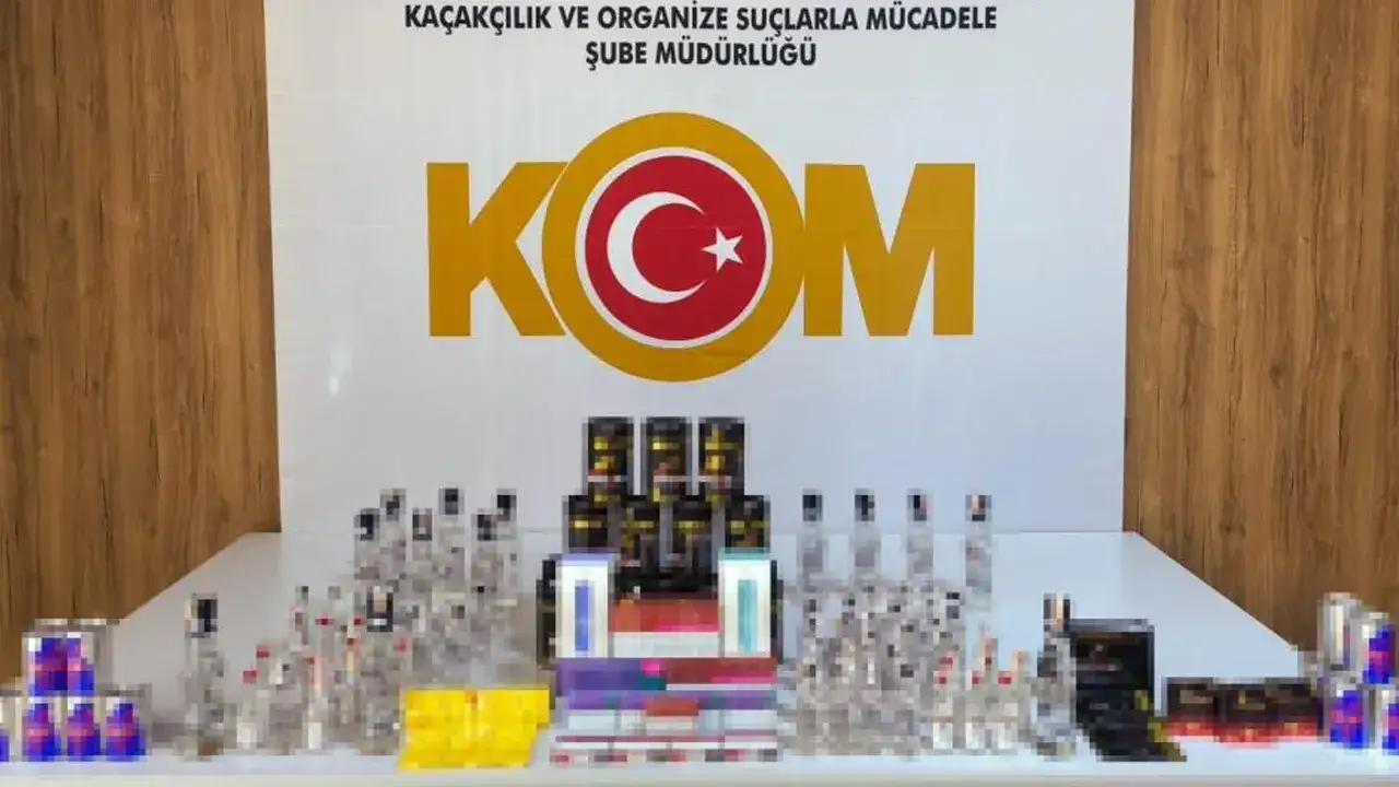 Samsun’da kaçakçılık operasyonu: Sahte içki ve kaçak ürünler ele geçirildi