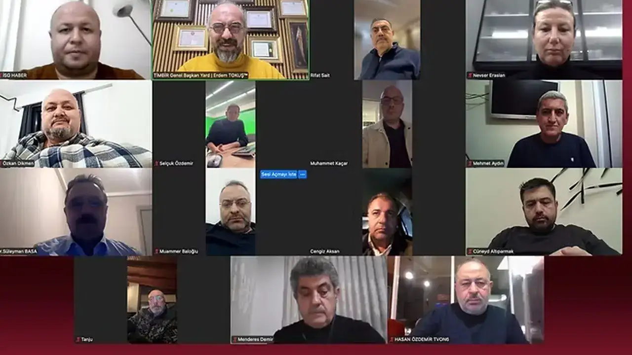 TİMBİR yönetimi şubat toplantısını çevrim içi yaptı