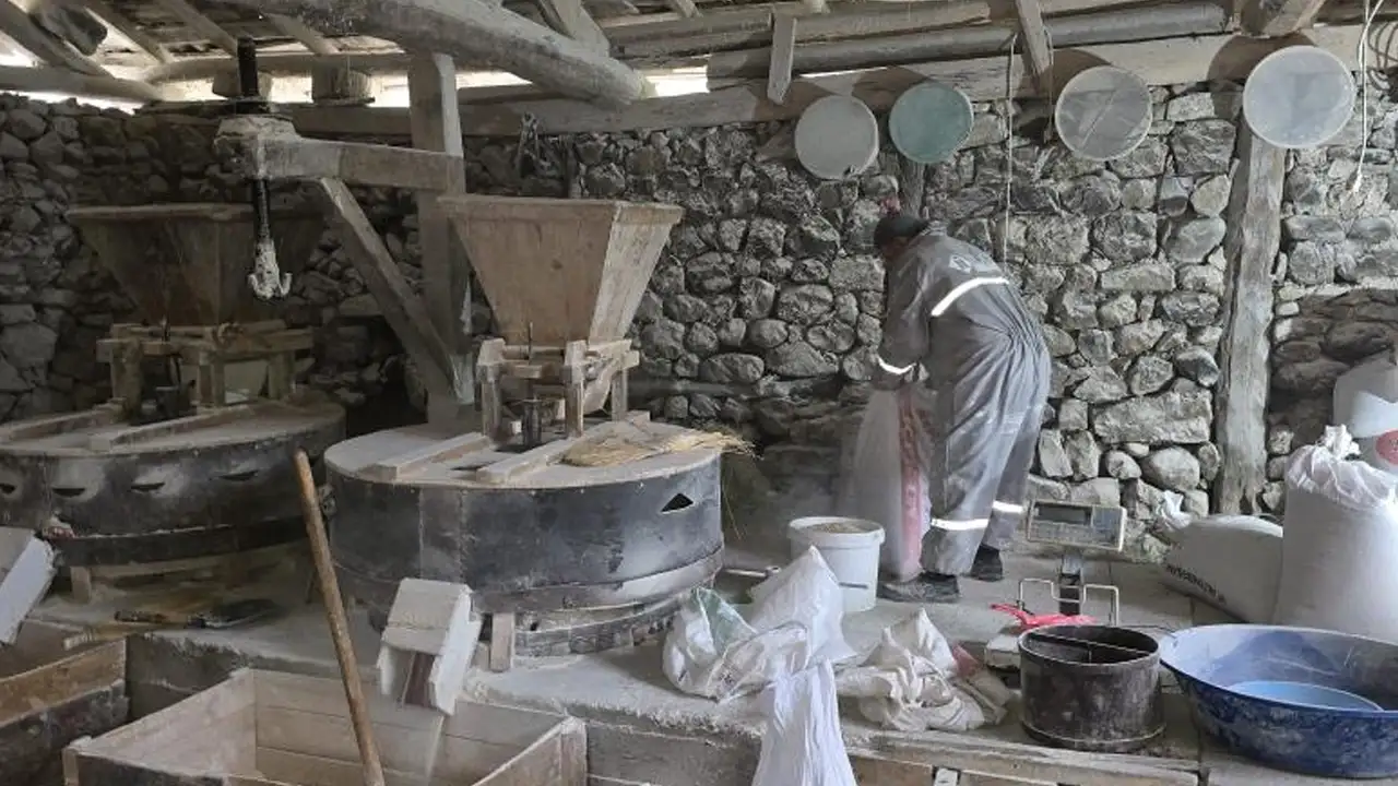 Samsun'da 300 yıllık su değirmeni hâlâ dönüyor