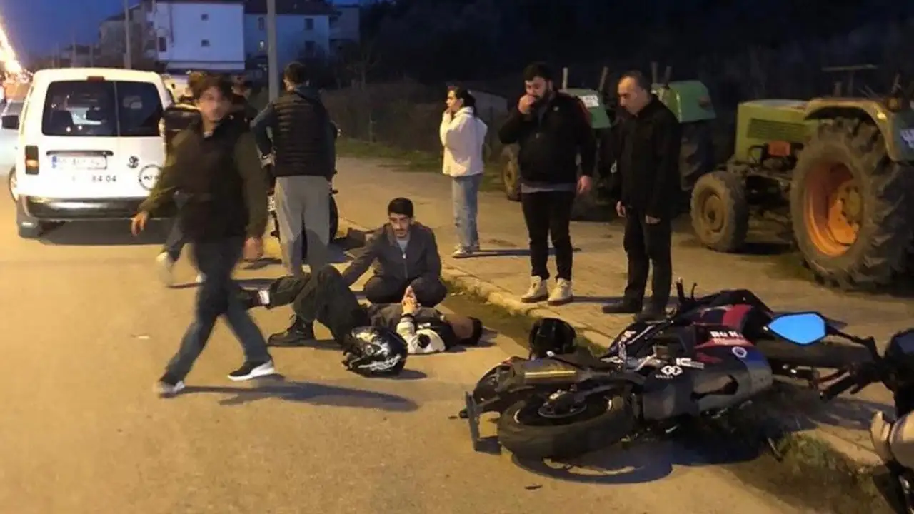 Samsun’da motosiklet kazası: Yaşlı adam olay yerinde hayatını kaybetti