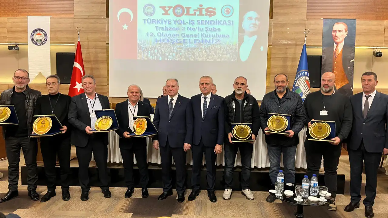 Yol-İş Trabzon 2 No’lu Şube’de Harun Erdoğan yeniden başkan