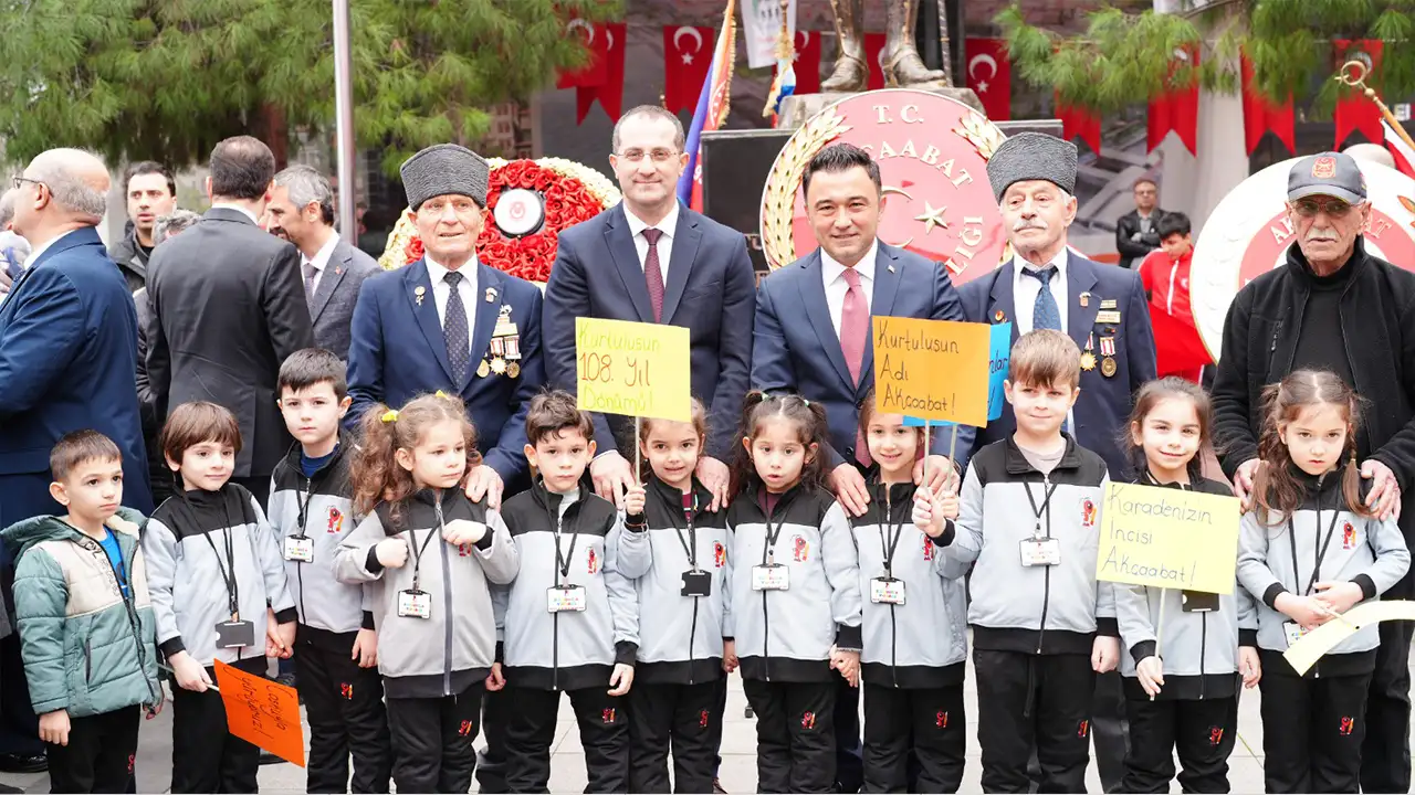 Akçaabat’ın kurtuluşunun 108. yılı törenle kutlandı