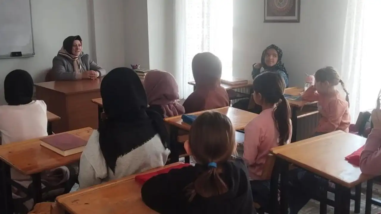 Bayburt’ta öğrencilere Ramazan söyleşisi