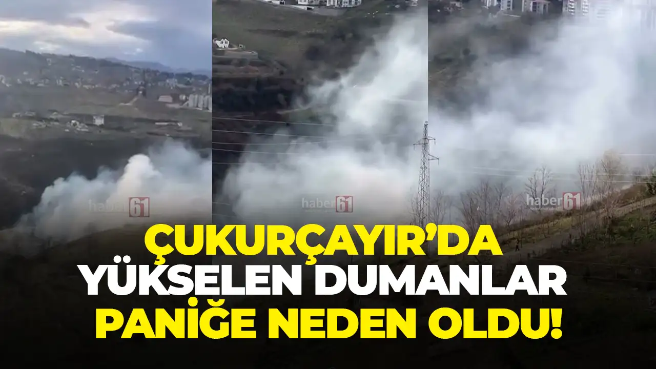 Çukurçayır’da yükselen dumanlar paniğe neden oldu