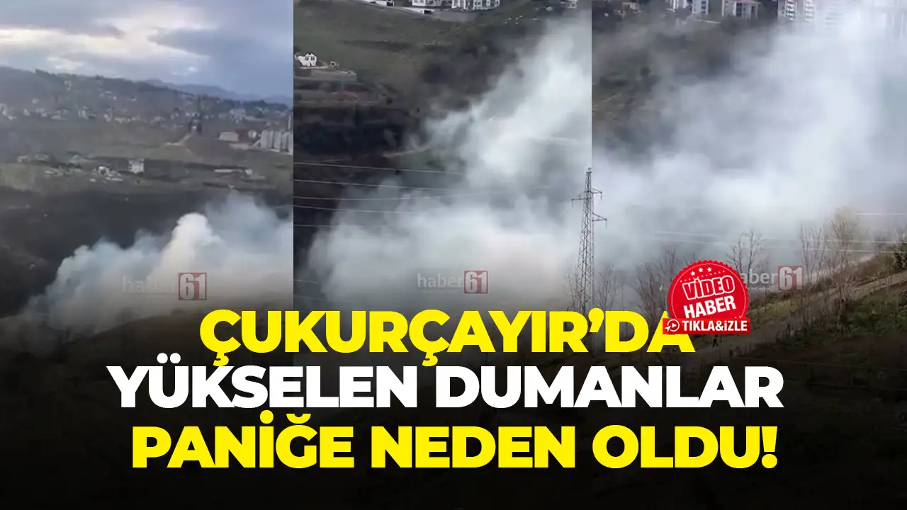 Çukurçayır’da yükselen dumanlar paniğe neden oldu