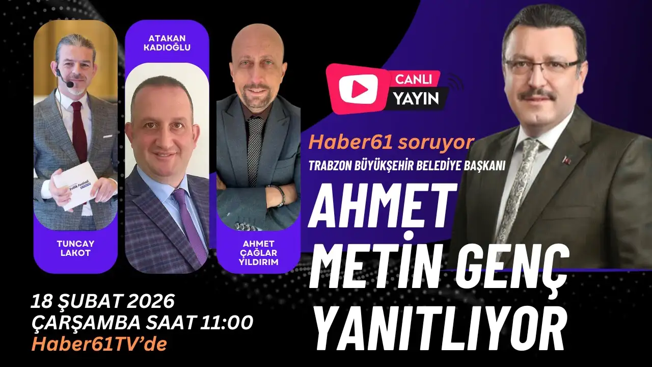 Gündem Özel'in konuğu Trabzon Büyükşehir Belediye Başkanı Ahmet Metin Genç