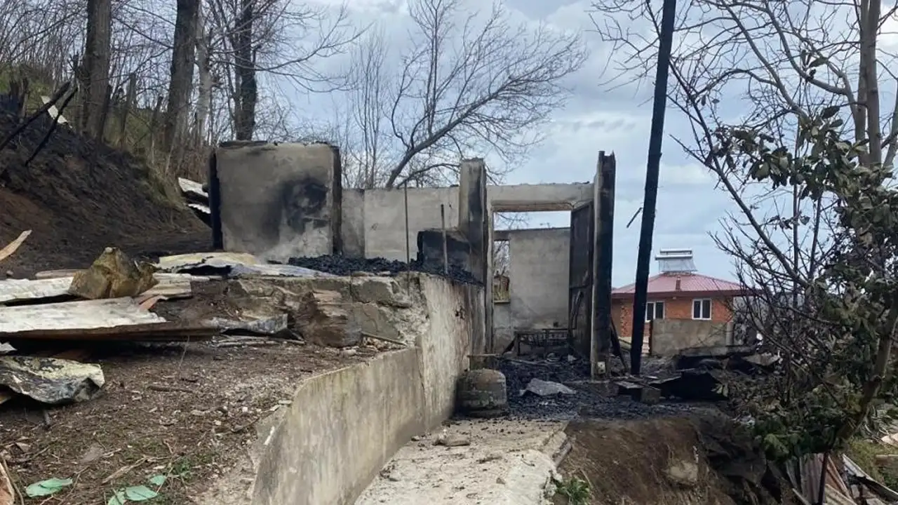 Ordu’da yangın faciası: Tek katlı ev küle döndü