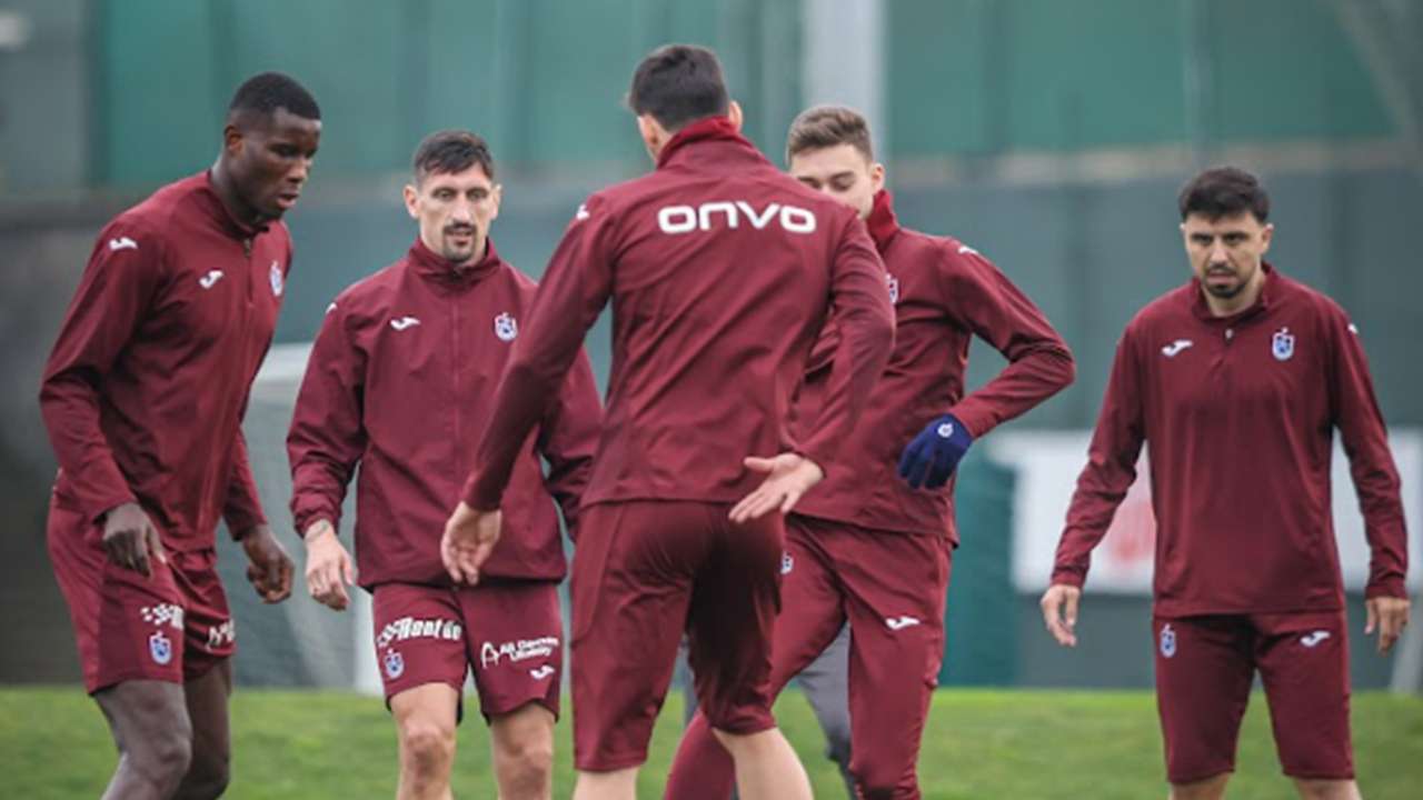 Trabzonspor’da Gaziantep hazırlığı: Yıldız oyuncu idmanda yer aldı!