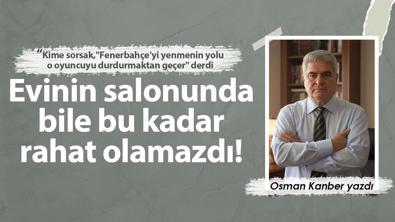 Evinin salonunda bile bu kadar rahat olamazdı!