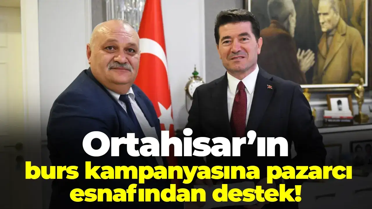 Ortahisar’ın burs kampanyasına pazarcı esnafından destek