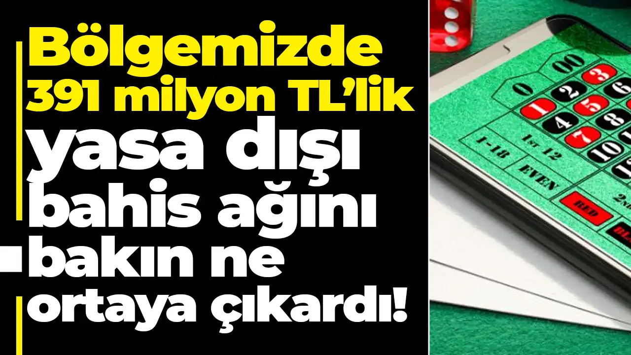 Gümüşhane'de 391 milyon TL’lik yasa dışı bahis ağını batan kafe ortaya çıkardı