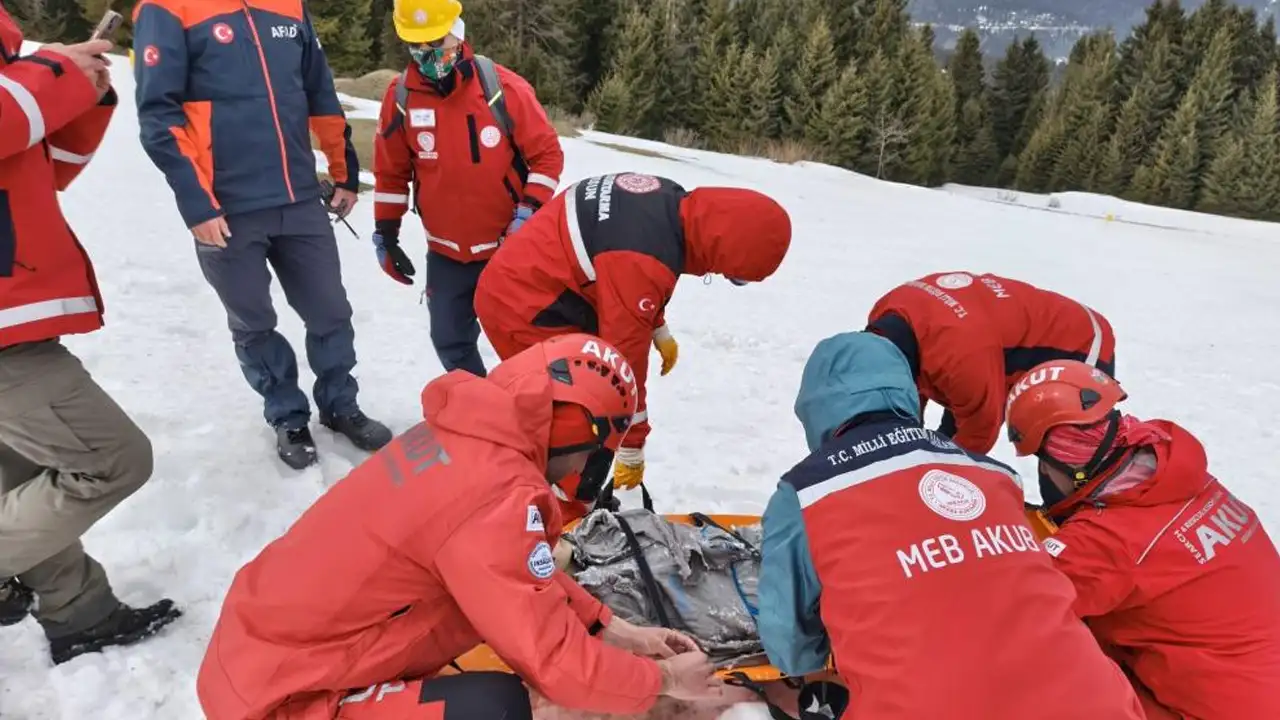 Giresun’da çığ felaketine karşı nefes kesen tatbikat: Gerçeğini aratmadı