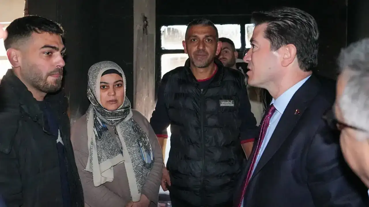 Başkan Kaya’dan yangında zarar gören aileye destek sözü