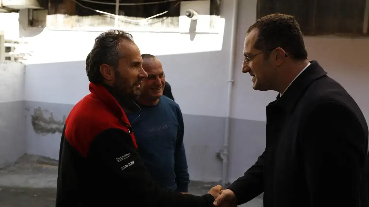 Başkan Ekim’den Yaylacık’ta esnaf ziyareti