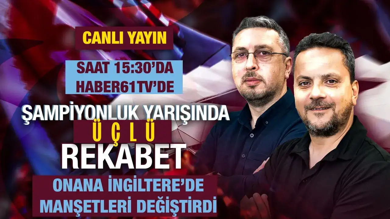 CANLI YAYIN: Trabzonspor'da son gelişmeler Saha Kenarı programında ele alınıyor