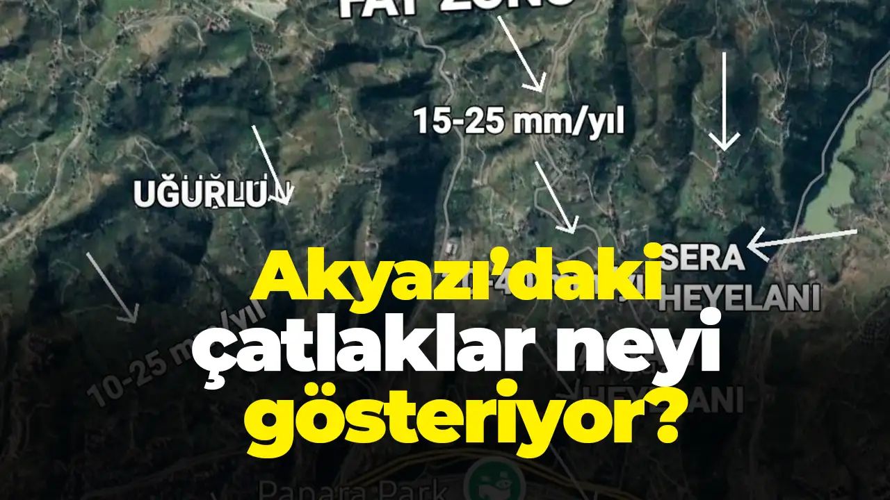 Akyazı’daki çatlaklar neyi gösteriyor? Prof. Dr. Osman Bektaş açıkladı