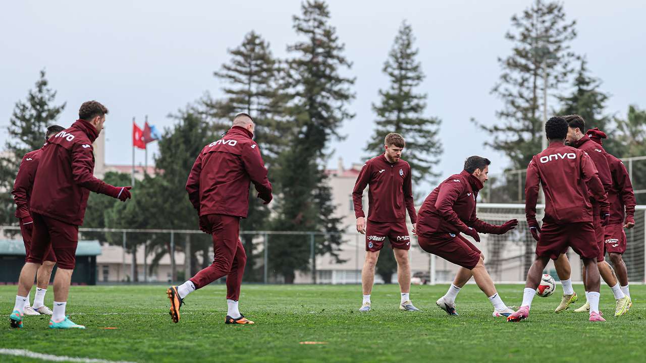 Trabzonspor’da Fatih Tekke yönetiminde taktik prova