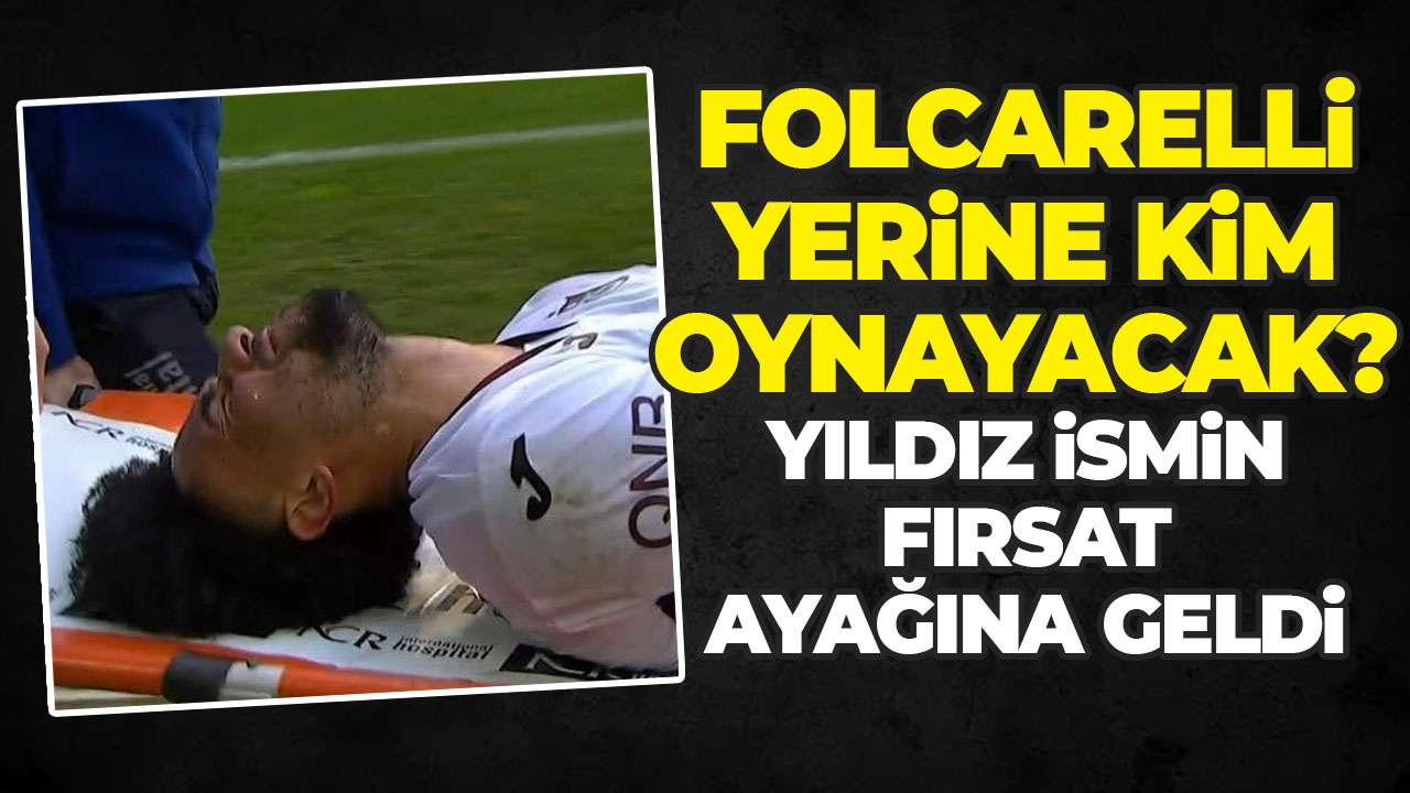 Trabzonspor’da Folcarelli yerine kim oynayacak? İşte Fatih Tekke'nin kararı