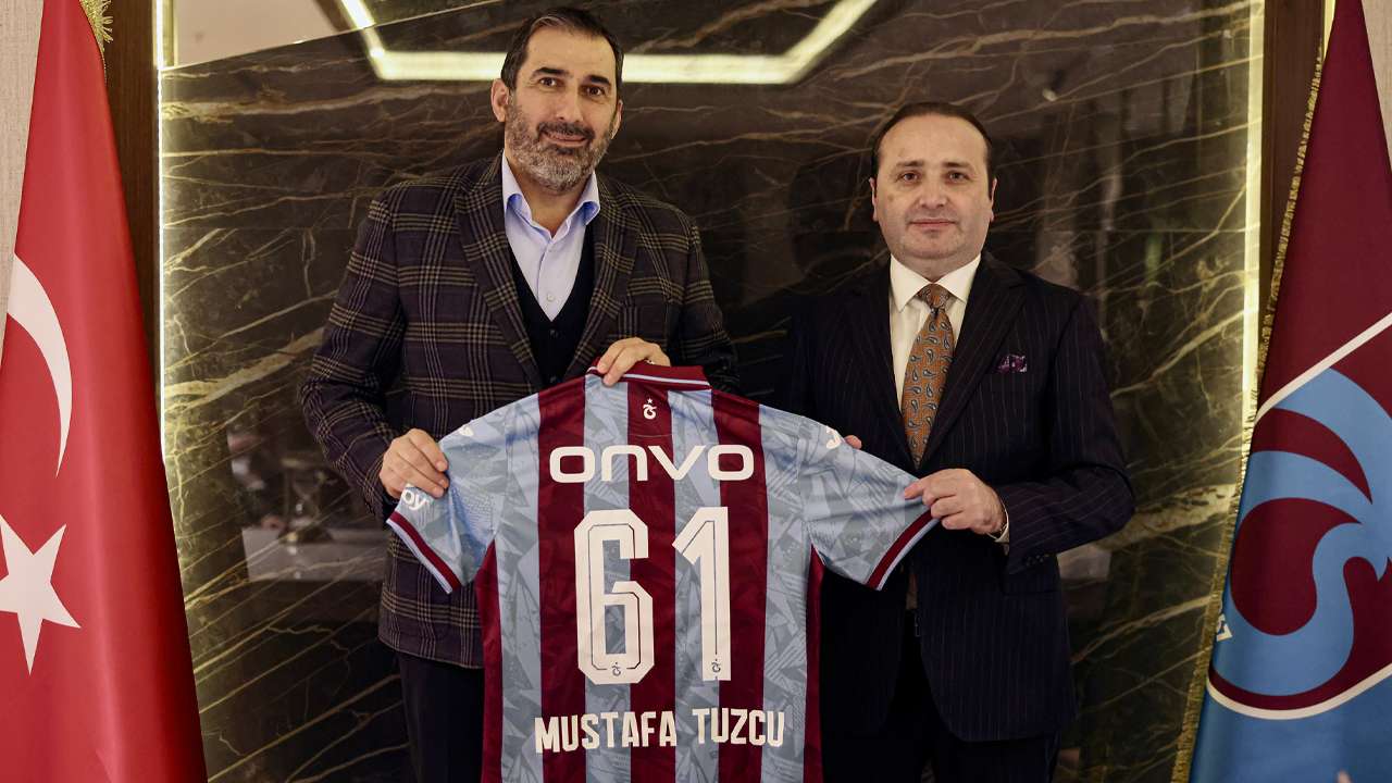 Ticaret Bakan Yardımcısı Mustafa Tuzcu’dan Trabzonspor’a ziyaret