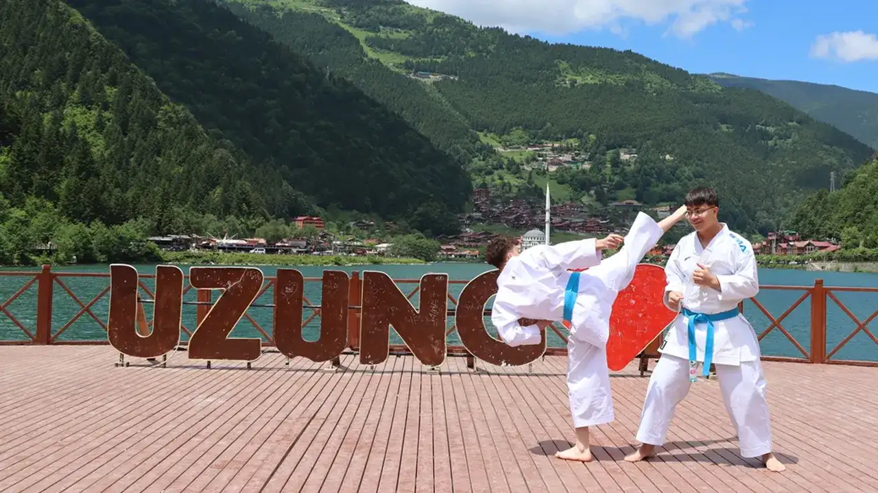 Trabzon’un turizm noktaları spor gösterileriyle tanıtıldı