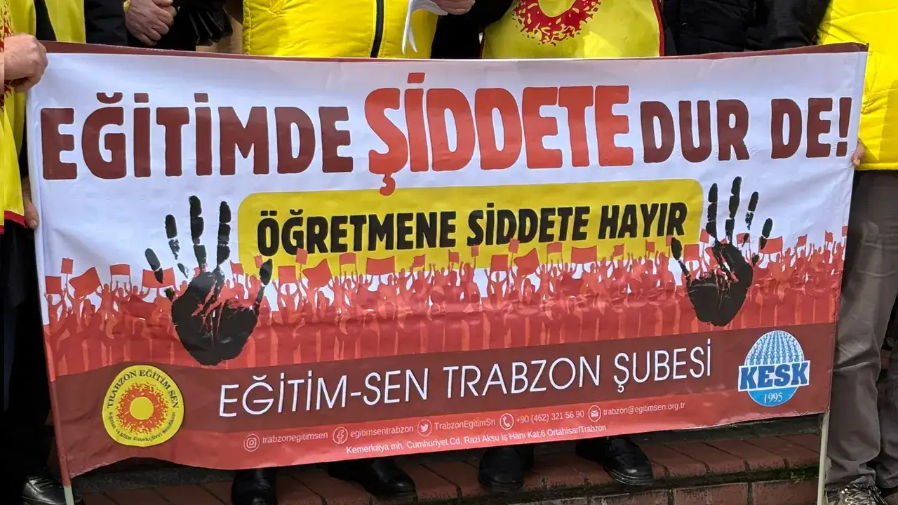 Trabzon’da öğretmen cinayetine tepki: “Okullar güvenli olsun” çağrısı